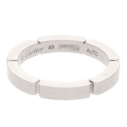 Cartier Maillon Panthère 18k White Gold Half Diamond Ring 49