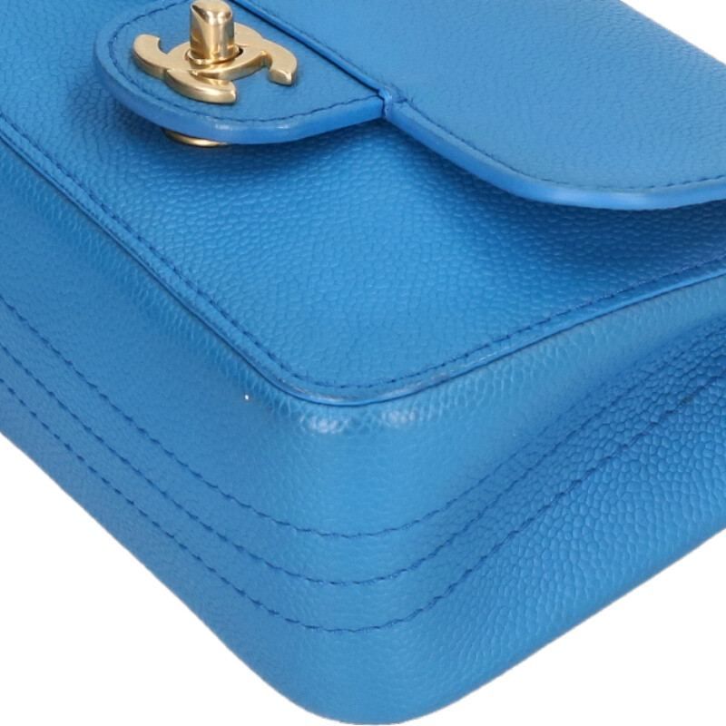 Chanel Caviar Leather Mini Square Shoulder Bag