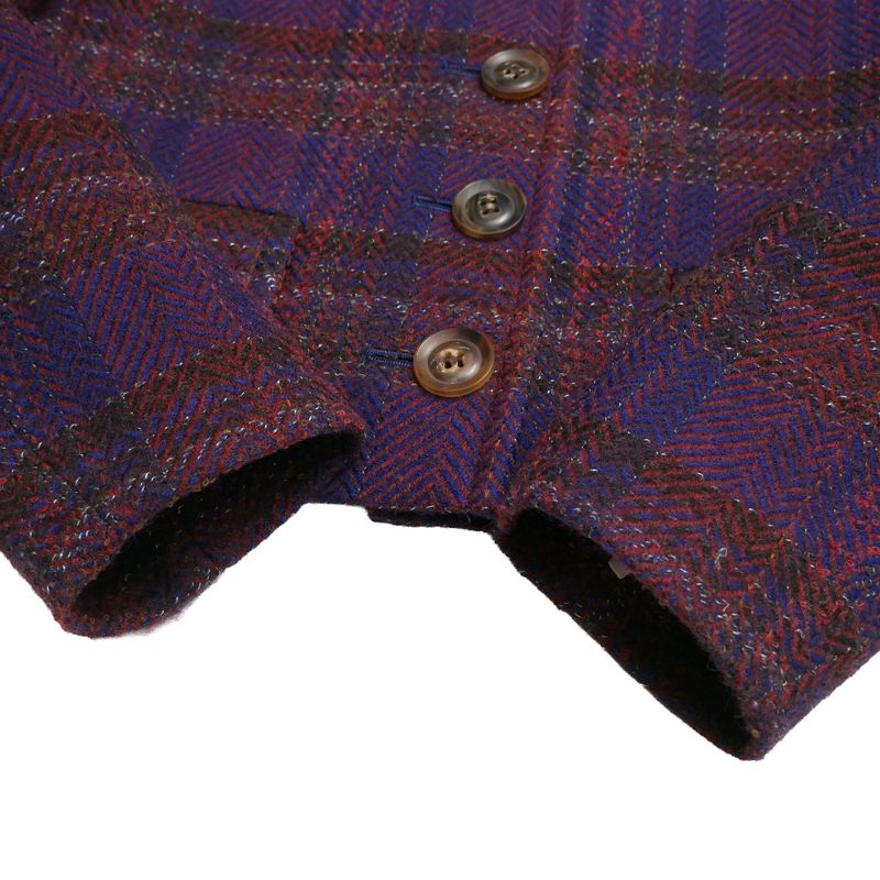 Saint Laurent Yves Jacket 34 Tweed Short Cropped
