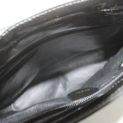 Gucci Bamboo Handbag Tote Leather Black