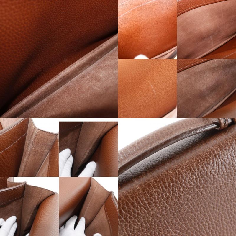 Hermes Sac a Depeche 38 Fjord Brown C Business Bag