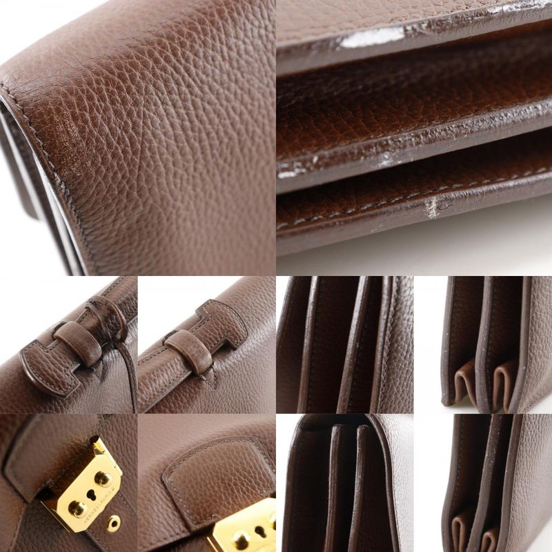 Hermes Sac a Depeche 38 Fjord Brown C Business Bag