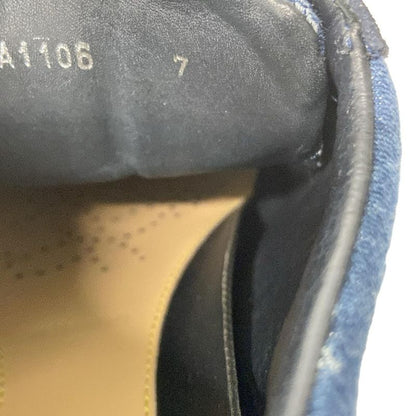 Louis Vuitton Sneakers 7 Blue Dark Navy White Leather