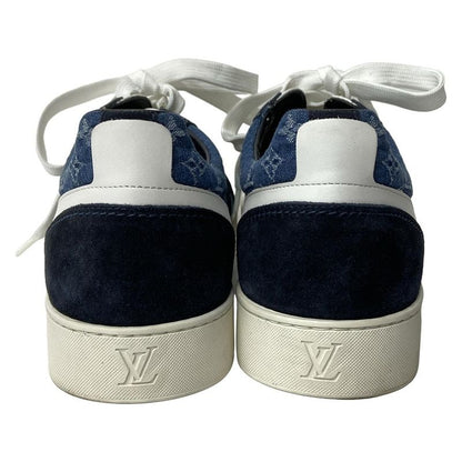 Louis Vuitton Sneakers 7 Blue Dark Navy White Leather