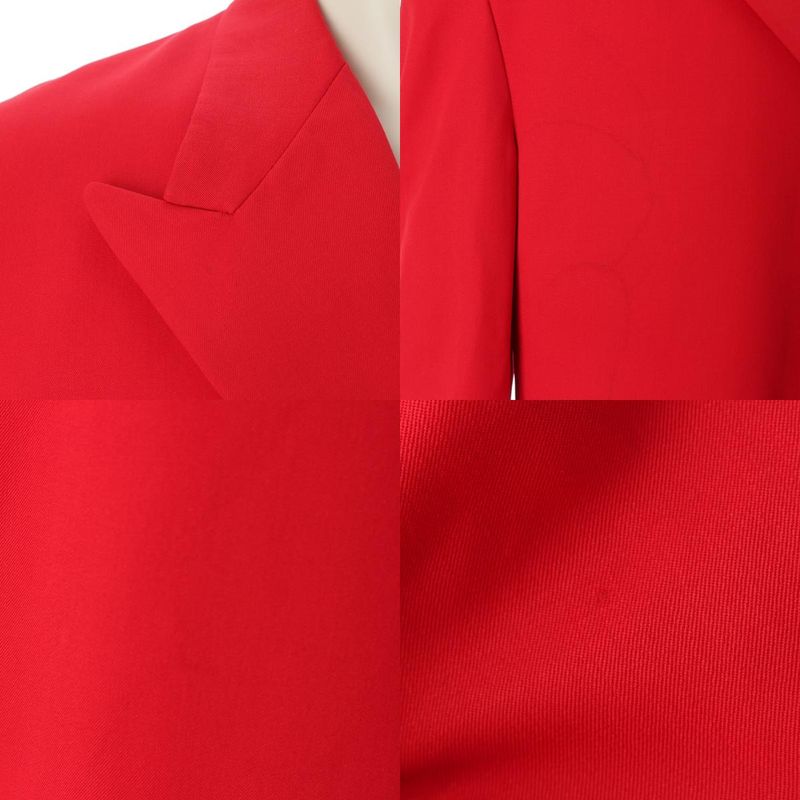 Versace Gianni Medusa Safety Pin Jacket Red