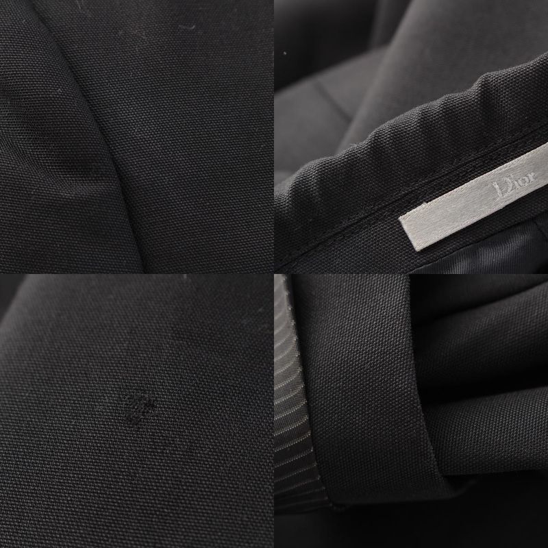 Dior Wool Mohair Atelier Tee Teil Jacket Black 42