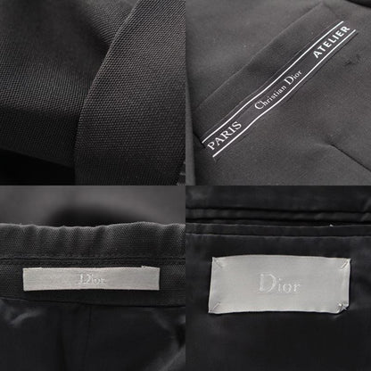 Dior Wool Mohair Atelier Tee Teil Jacket Black 42
