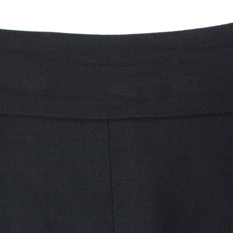 Chanel Wool Blend CC Logo Visual Skirt