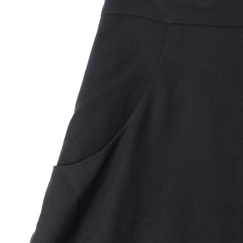 Chanel Wool Blend CC Logo Visual Skirt