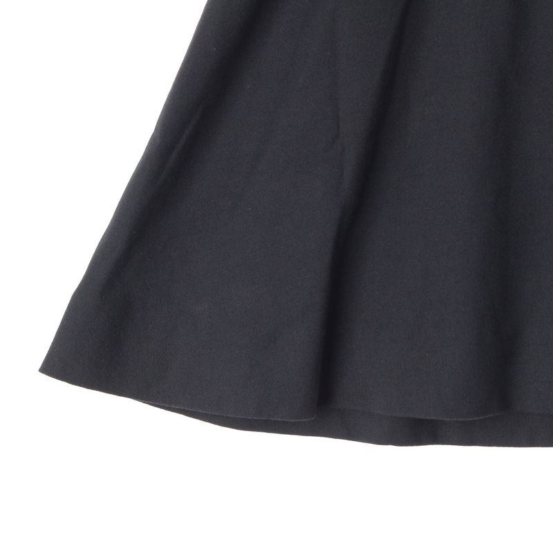Chanel Wool Blend CC Logo Visual Skirt