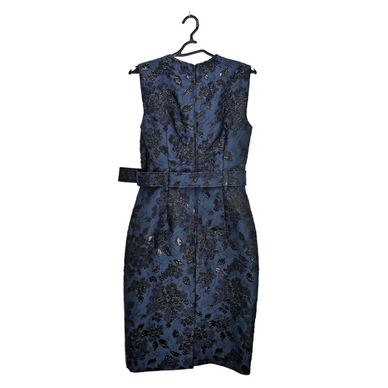 Prada Dress Embroidery Blue 40