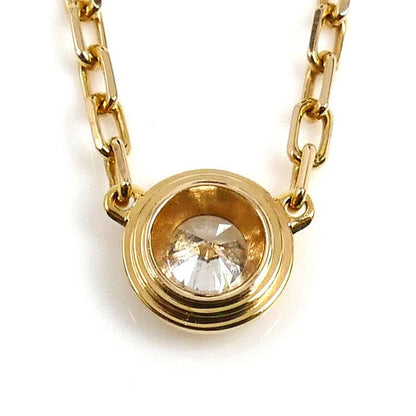 Cartier 18k Pink Gold Damier SM Necklace Diamond