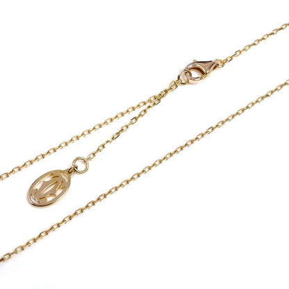 Cartier 18k Pink Gold Damier SM Necklace Diamond