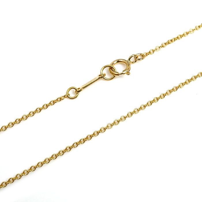 Tiffany & Co 18k Yellow Gold Small Cross Necklace