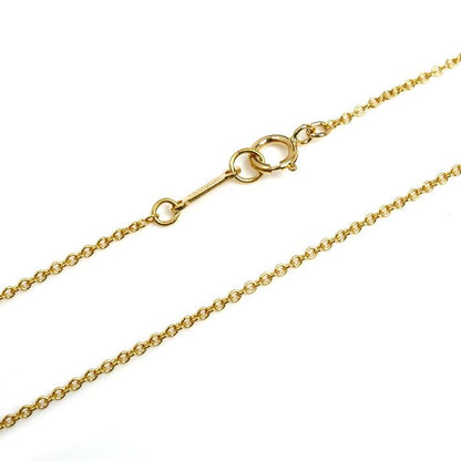 Tiffany & Co 18k Yellow Gold Small Cross Necklace