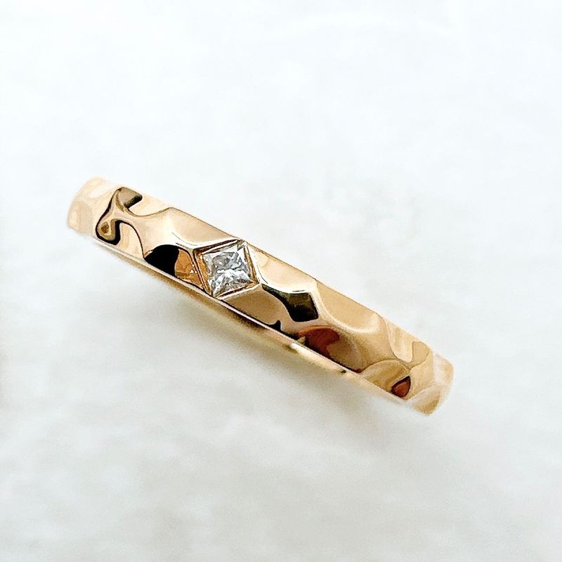 Louis Vuitton Monogram Infini Diamond Pink Gold Ring 46