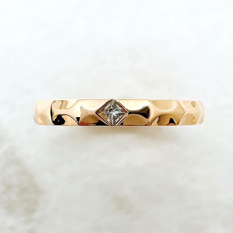 Louis Vuitton Monogram Infini Diamond Pink Gold Ring 46