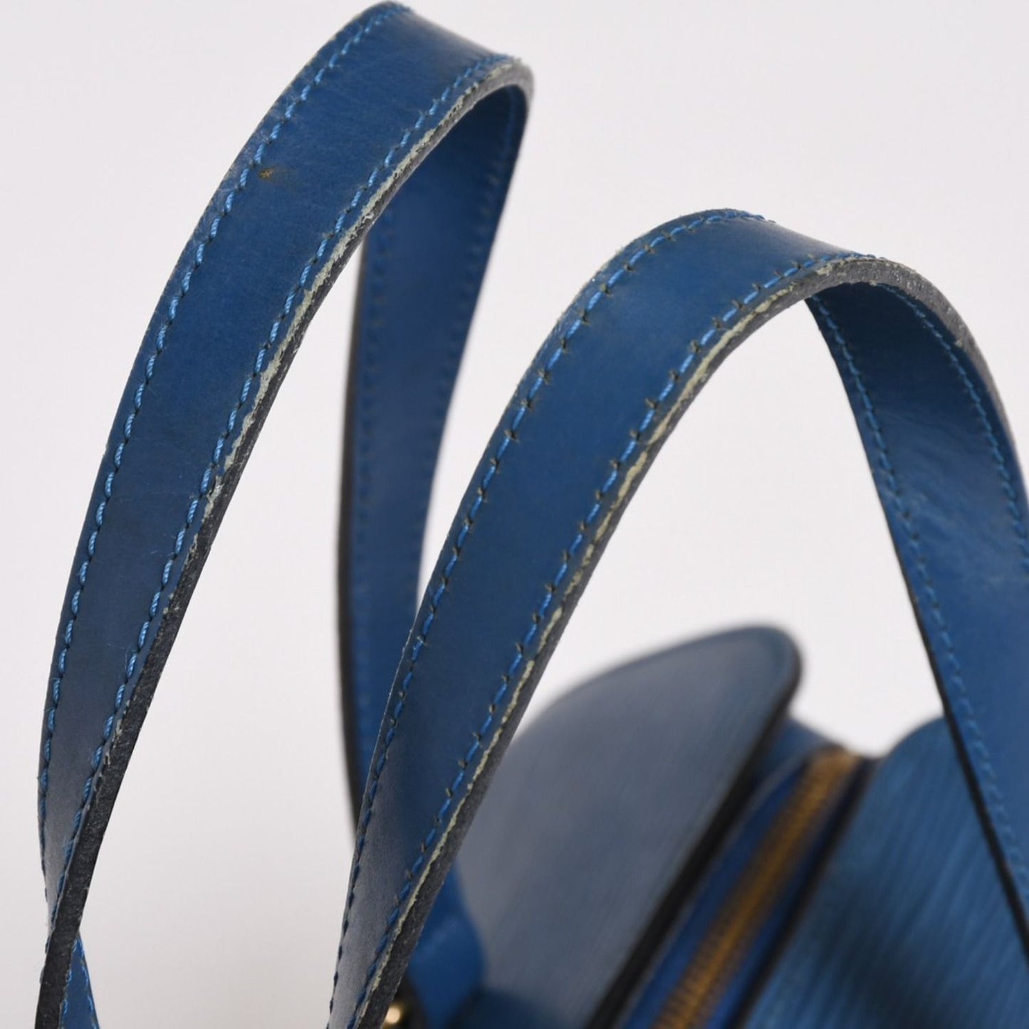 Louis Vuitton Handbag Papillon Soufflot Epi Blue — view 5