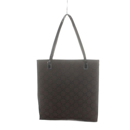 Gucci GG Tote Shoulder Nylon Canvas All Over Pattern Brown