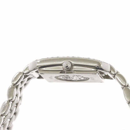 Hermes Cape Cod Mini Cc1 192 Watch Diamond Bezel White Shell 18k Gold Quartz