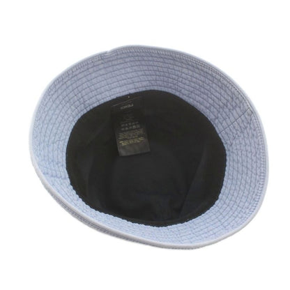 Fendi Bucket Hat Logo Embroidery S Blue