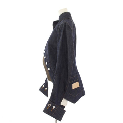 Louis Vuitton LV Asymmetric Denim Jacket 34 Indigo