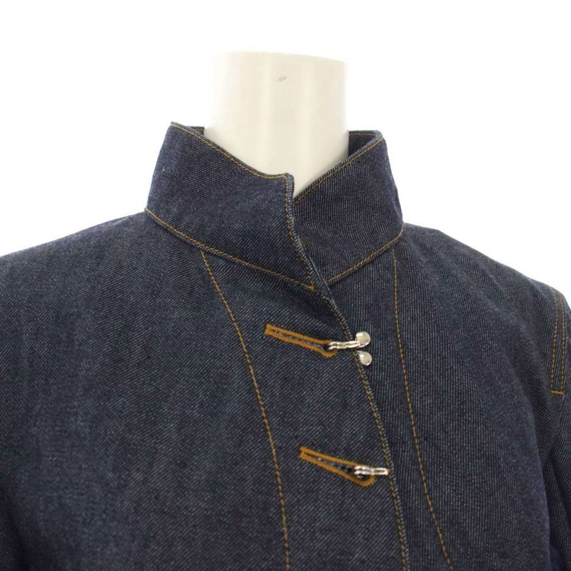 Louis Vuitton LV Asymmetric Denim Jacket 34 Indigo