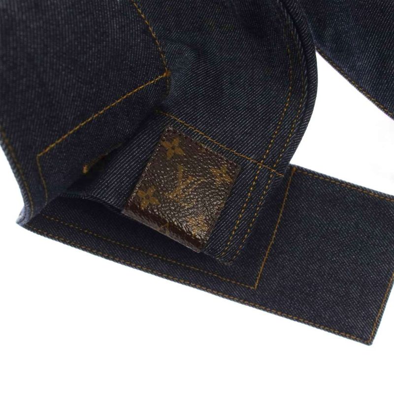 Louis Vuitton LV Asymmetric Denim Jacket 34 Indigo