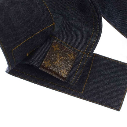 Louis Vuitton LV Asymmetric Denim Jacket 34 Indigo