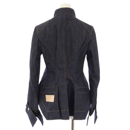 Louis Vuitton LV Asymmetric Denim Jacket 34 Indigo