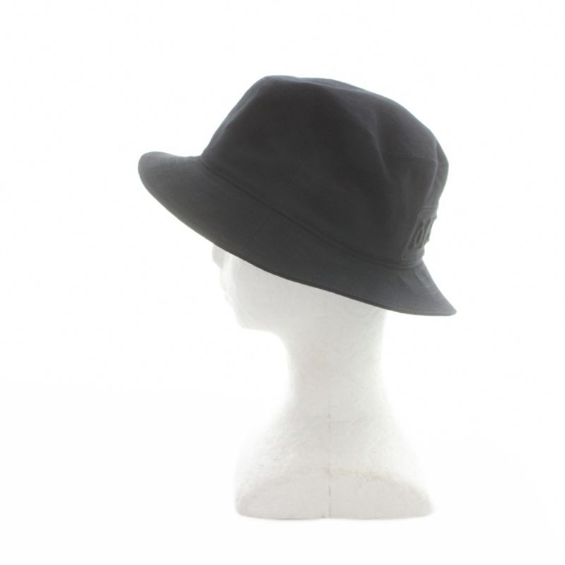 Dior Jack Kerouac Bucket Hat Logo Embroidery M Black