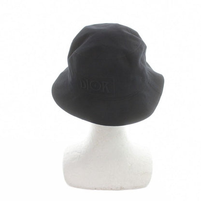 Dior Jack Kerouac Bucket Hat Logo Embroidery M Black