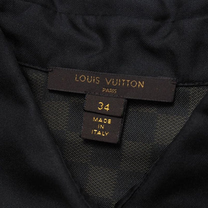 Louis Vuitton Short Sleeve Shirt 34 Damier All Silk