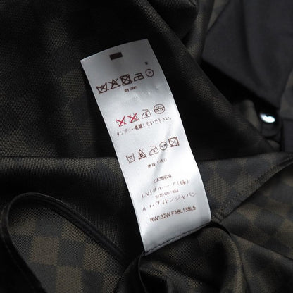 Louis Vuitton Short Sleeve Shirt 34 Damier All Silk