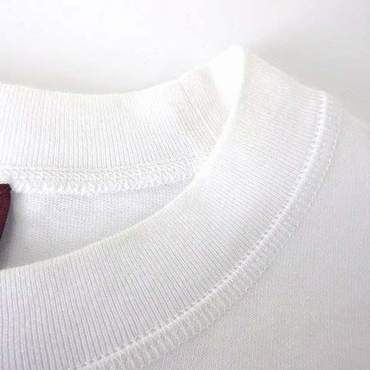 Gucci Print Cotton Jersey T-Shirt Short Sleeve Xxs White Logo