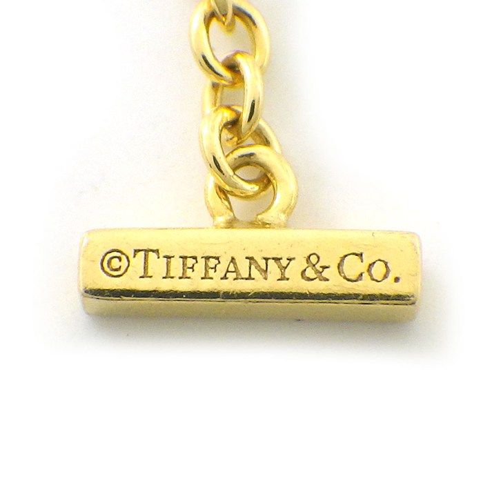 Tiffany & Co Bracelet T Smile Mini Diamond Total 18k Yellow Gold