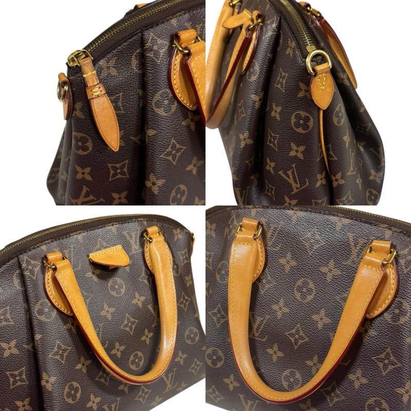 Louis Vuitton Rivoli PM Monogram Shoulder Bag Canvas Brown
