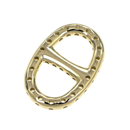 Hermes Mini Chaine D'ancre Perforet Twilly Ring Permanent Brass Gold Color Scarf