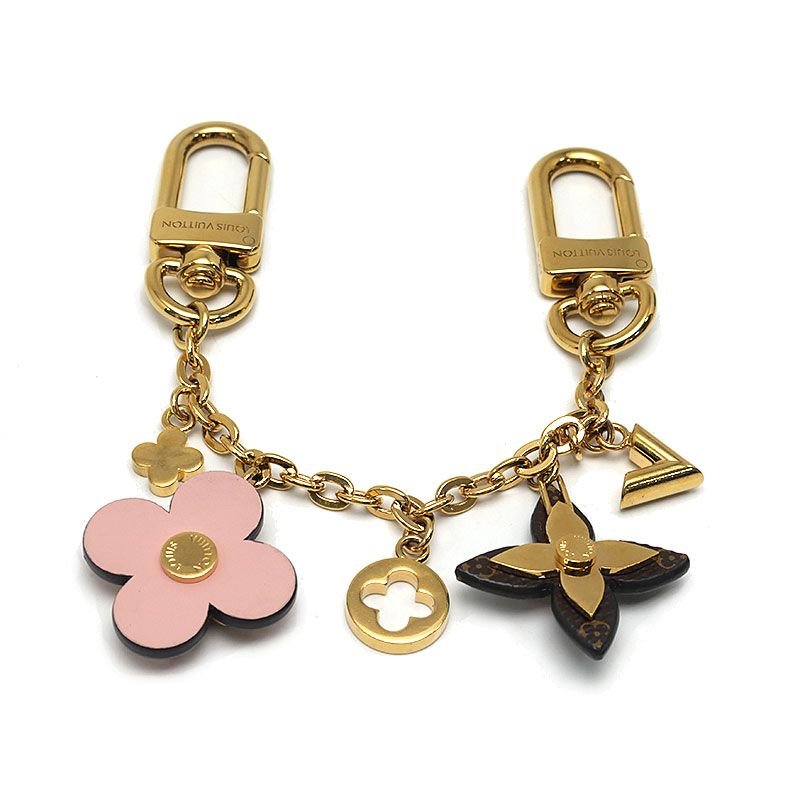 Louis Vuitton LV Bag Charm Chain Blooming Flower