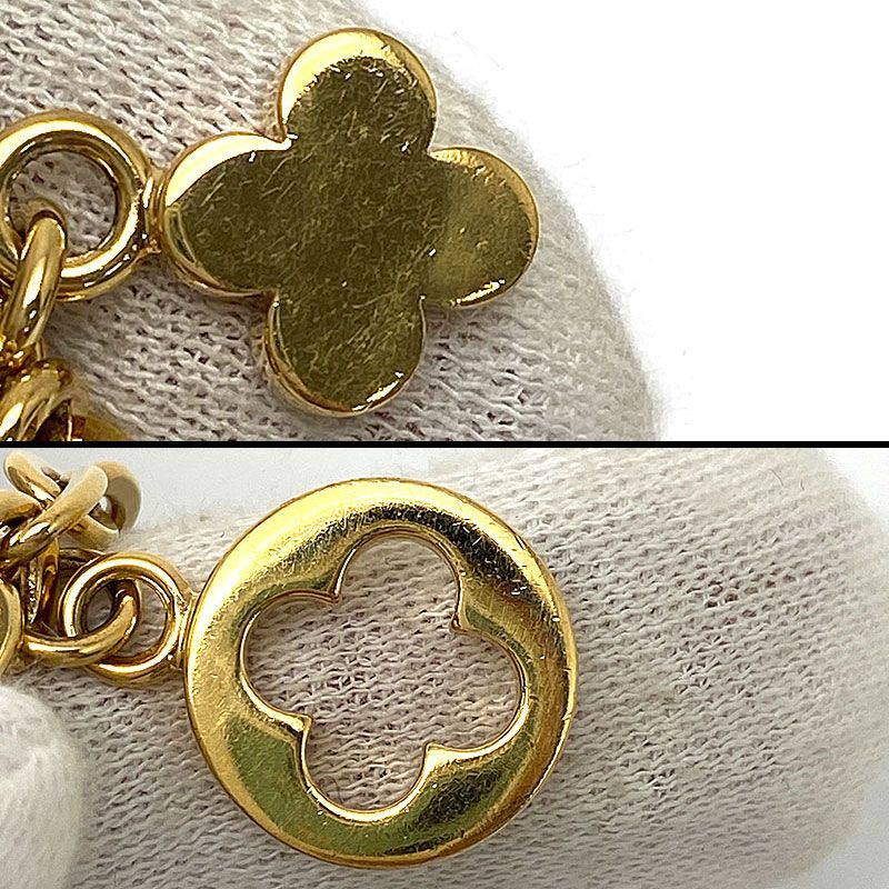 Louis Vuitton LV Bag Charm Chain Blooming Flower