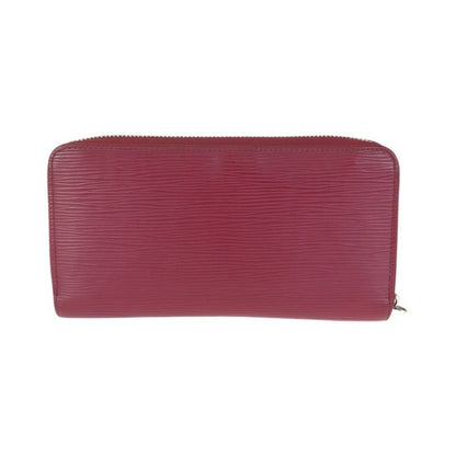 Louis Vuitton Epi Zippy Wallet Pink Silver Leather Zip Around