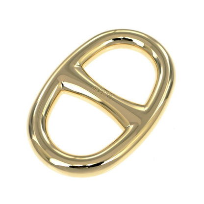 Hermes Scarf Ring Chaine D'ancre Permanent Brass Gold Color