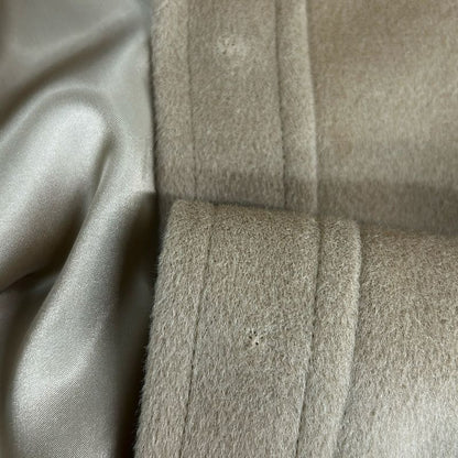 Max Mara Coat 40 M Beige Long Sleeve Winter