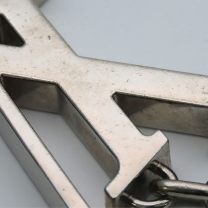 Louis Vuitton Bag Charm Porte Cles Initial LV Metal Silver Key Holder