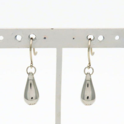 Tiffany & Co Earrings Teardrop Silver Hook Elsa Peretti