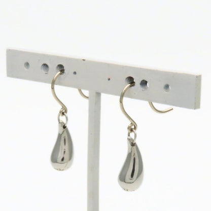 Tiffany & Co Earrings Teardrop Silver Hook Elsa Peretti