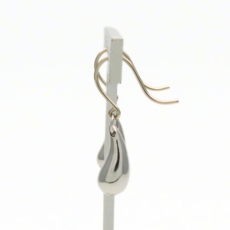 Tiffany & Co Earrings Teardrop Silver Hook Elsa Peretti