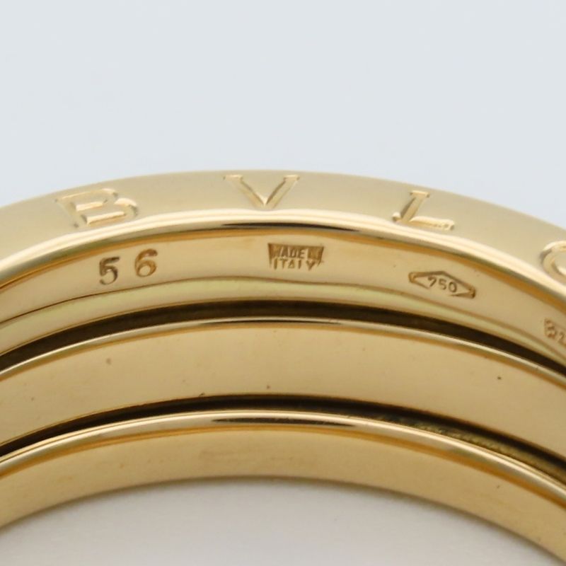 Bvlgari Ring Bands 56 18k Yellow Gold