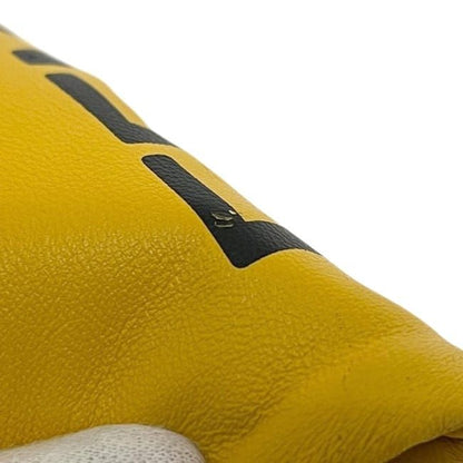 Fendi Drawstring Shoulder Bag Wearable Yellow
