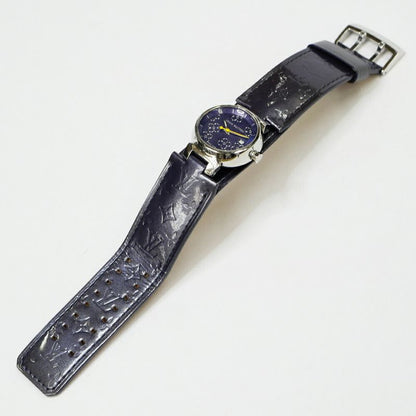 Louis Vuitton Brea PM Purple Dial Stainless Steel Quartz Watch